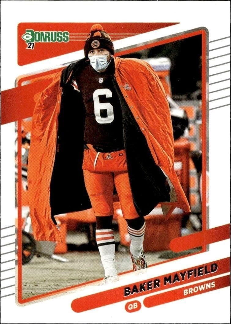 2021 Donruss Baker Mayfield #195 trading card