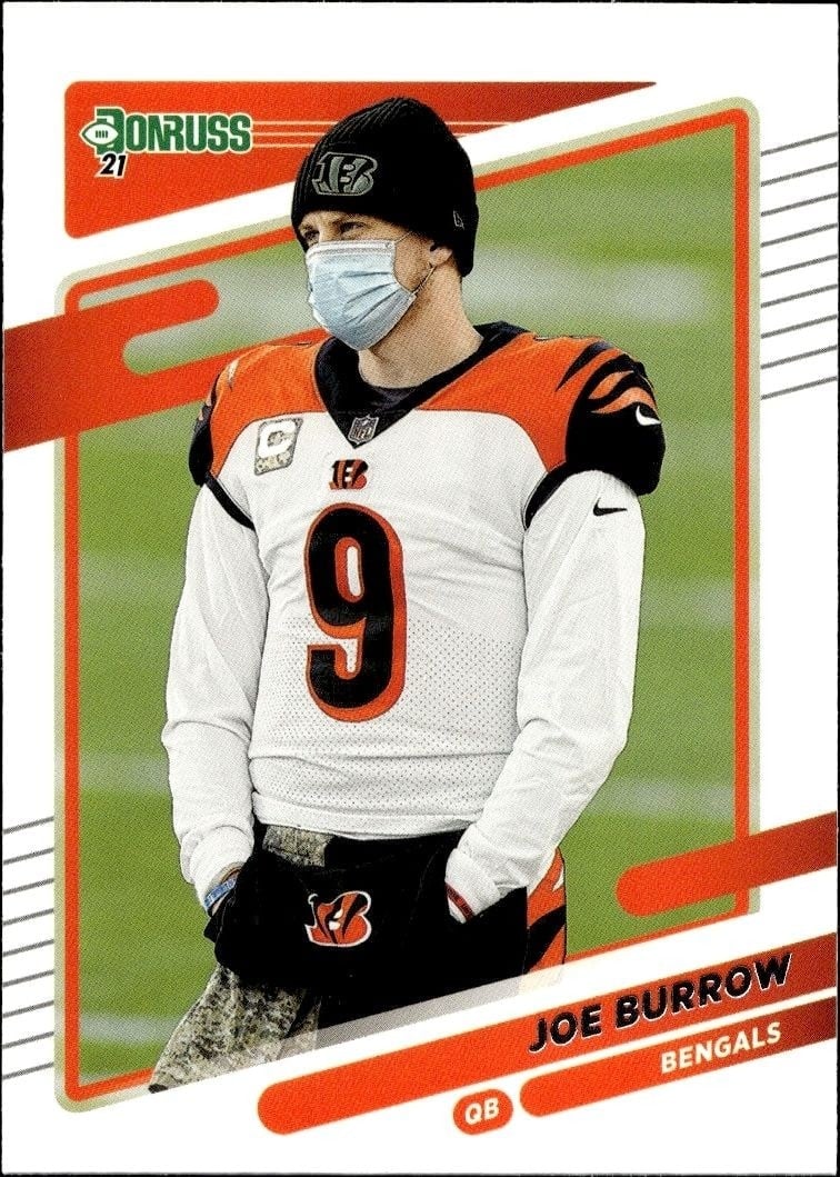 2021 Donruss Joe Burrow #211 trading card