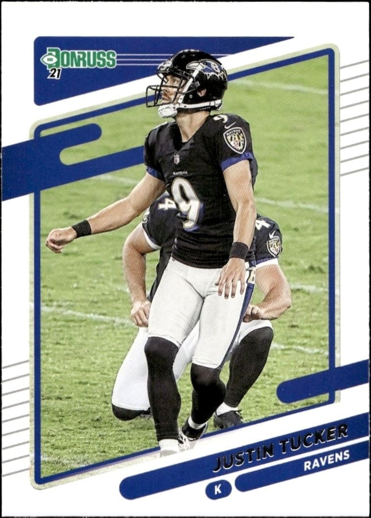 2021 Donruss Justin Tucker #240 trading card
