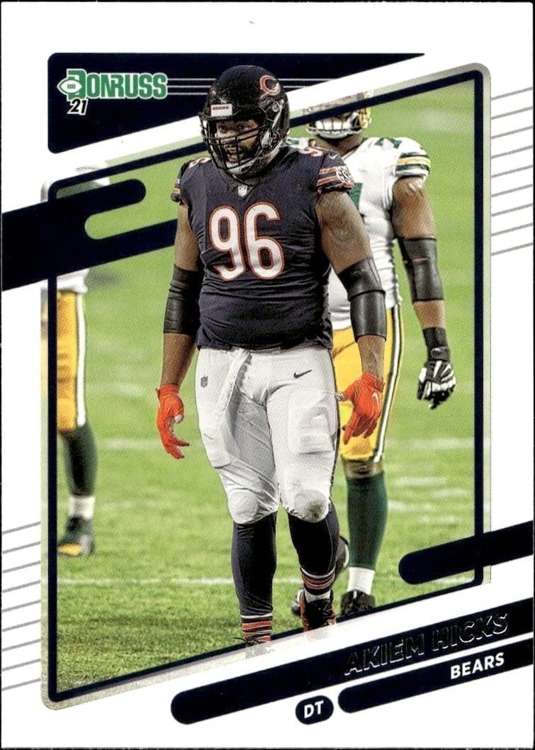 2021 Donruss Akiem Hicks #208 trading card