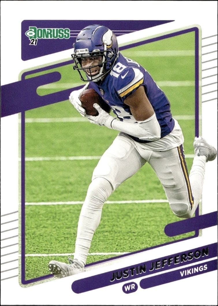2021 Donruss Justin Jefferson #127 trading card
