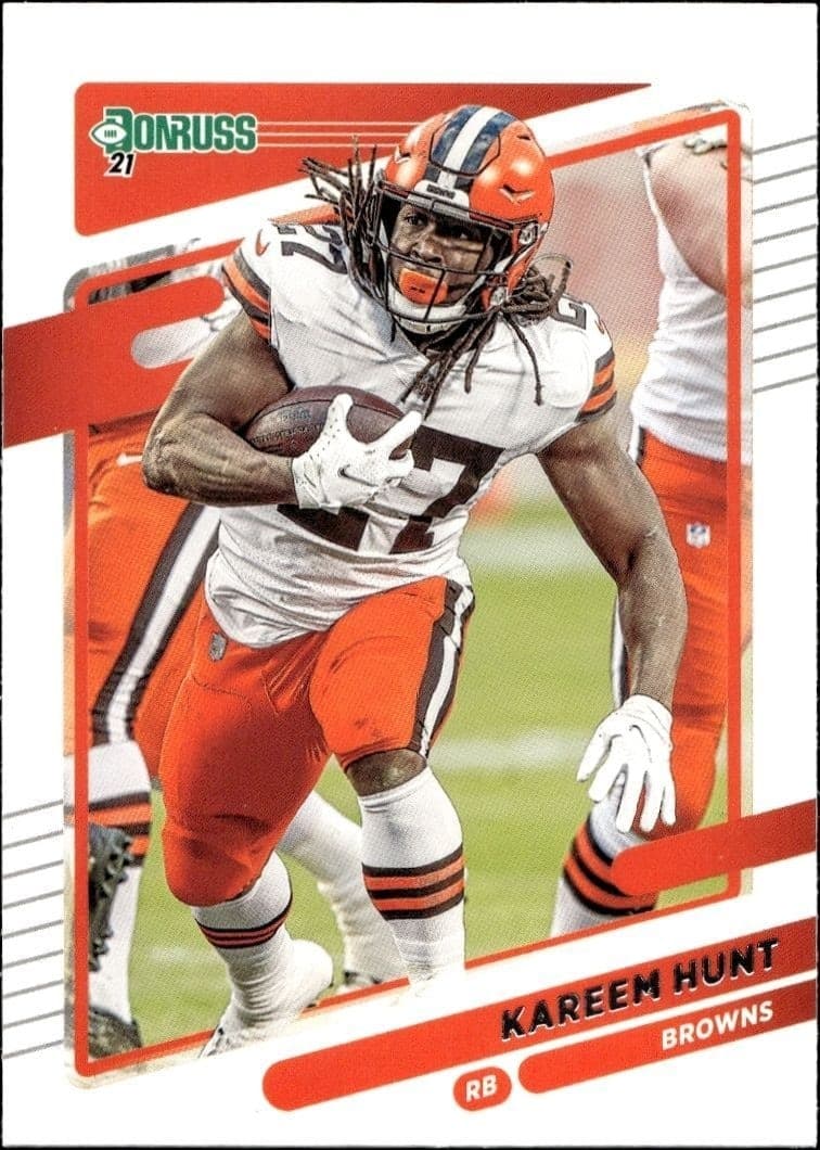 2021 Donruss Kareem Hunt #197 trading card