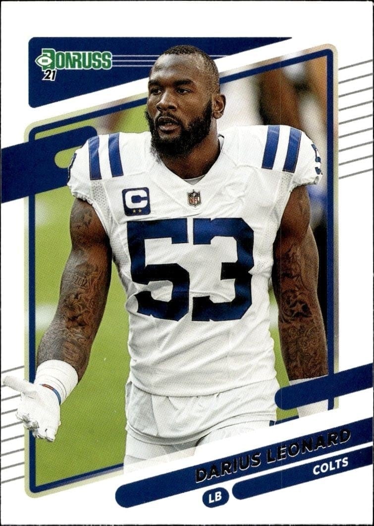 2021 Donruss Darius Leonard #149 trading card