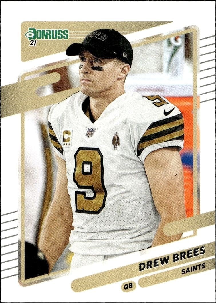 2021 Donruss Drew Brees #93 trading card