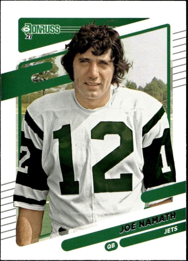2021 Panini Donruss Joe Namath #42 trading card