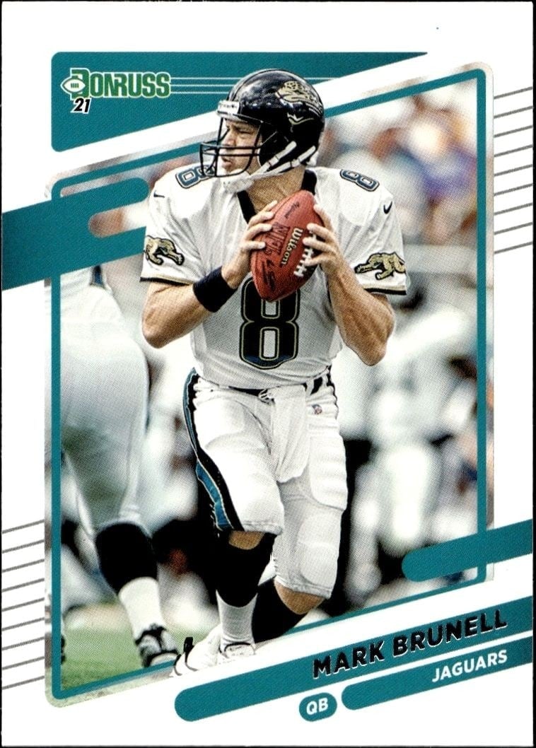 Mark Brunell 2021 Donruss #137 Football Trading Card - Front 2021 Donruss Mark Brunell #137 football trading card front