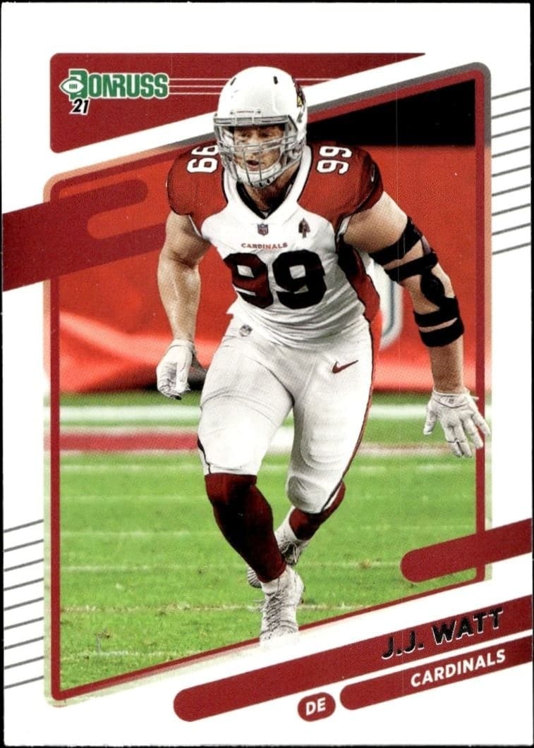 2021 Donruss J.J. Watt #164 trading card