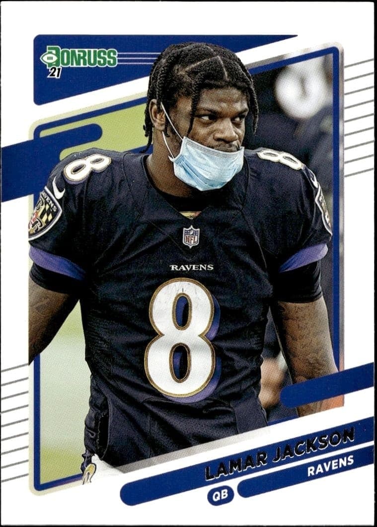 2021 Donruss Lamar Jackson #239 trading card