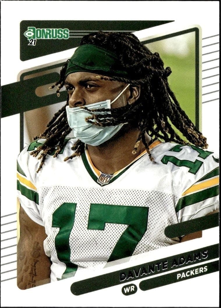 2021 Panini Donruss Davante Adams #158 trading card