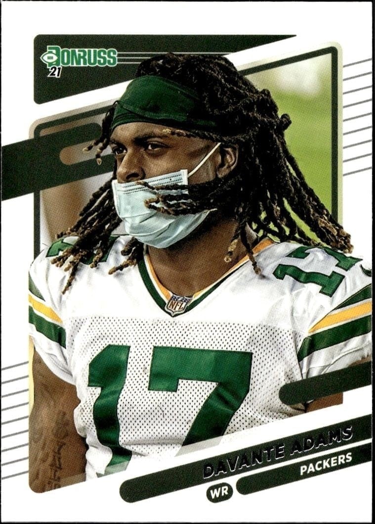 2021 Donruss Davante Adams #158 trading card