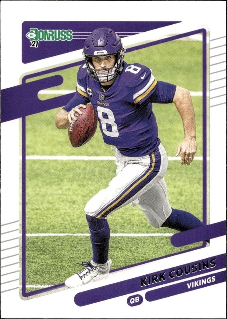 2021 Donruss Kirk Cousins #124 trading card