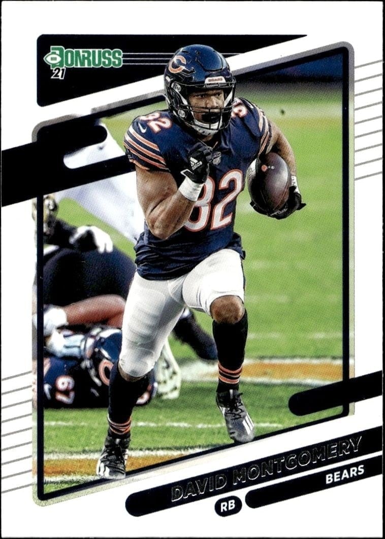 2021 Donruss David Montgomery #205 trading card