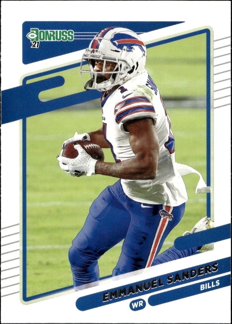 2021 Donruss Emmanuel Sanders #97 trading card