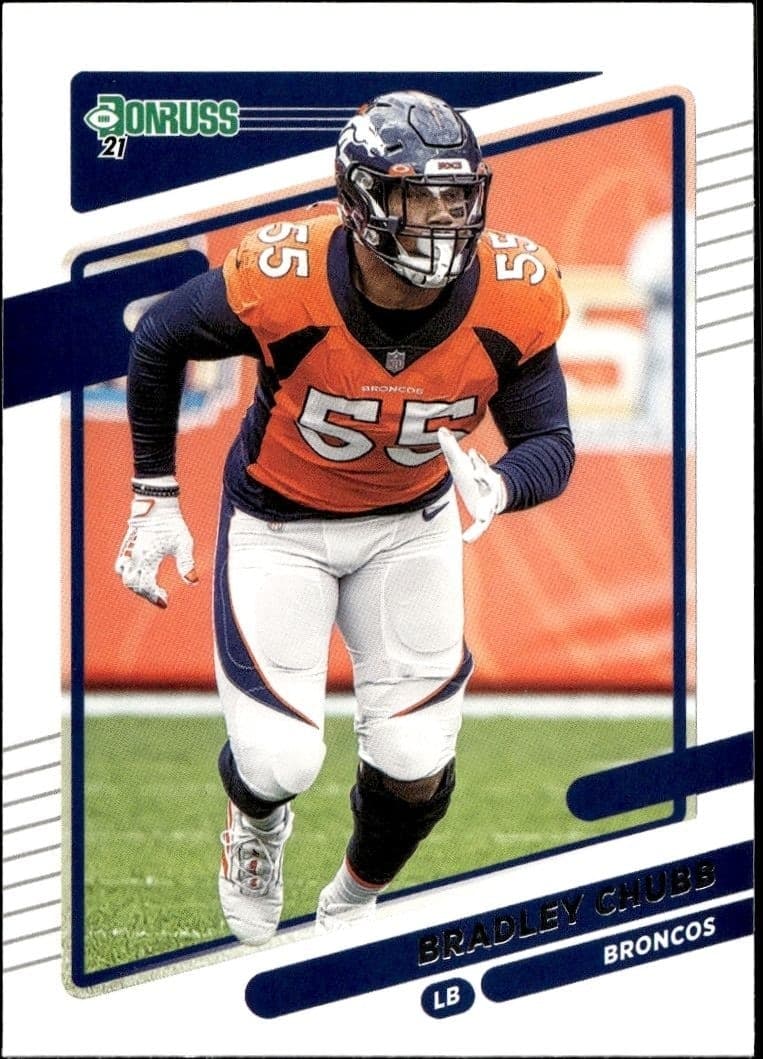 2021 Panini Donruss Bradley Chubb #182 trading card