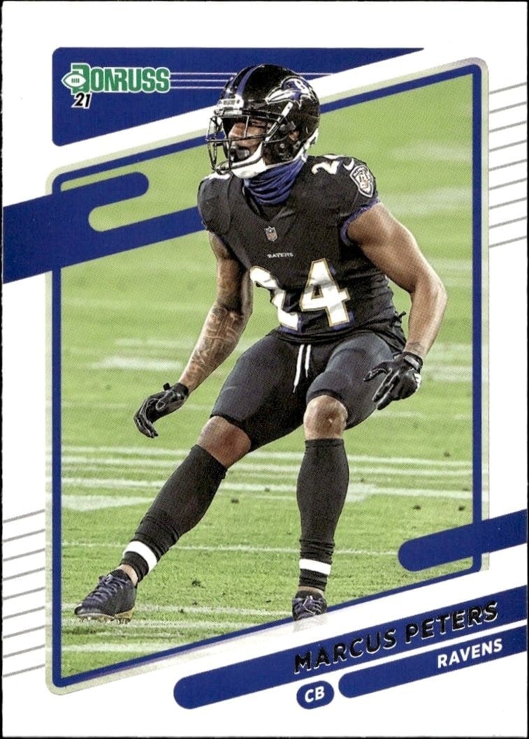 2021 Donruss Marcus Peters #243 trading card