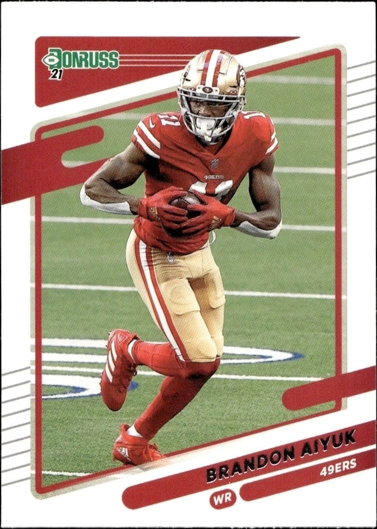 2021 Donruss Brandon Aiyuk #58 trading card