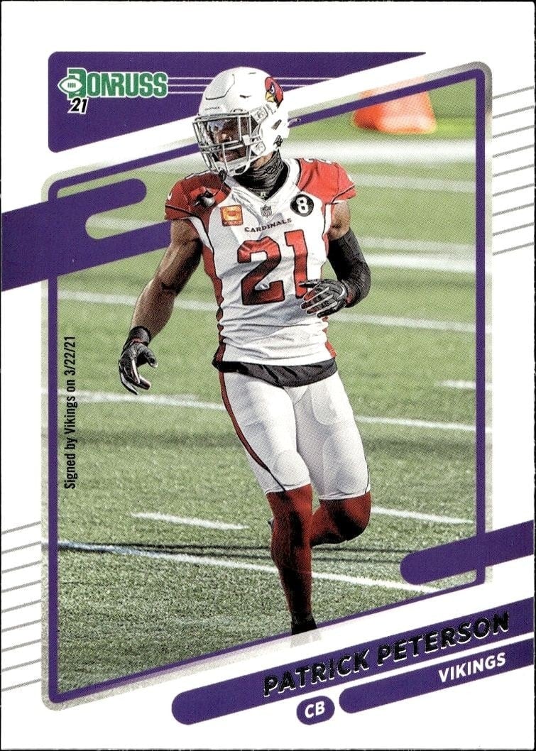 Patrick Peterson 2021 Donruss #248 Football Trading Card - Front 2021 Donruss Patrick Peterson #248 football trading card front