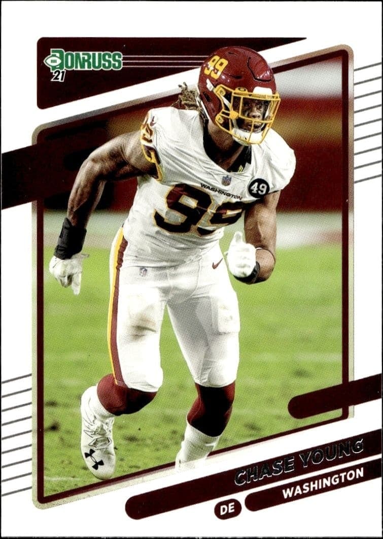 2021 Donruss Chase Young #9 trading card