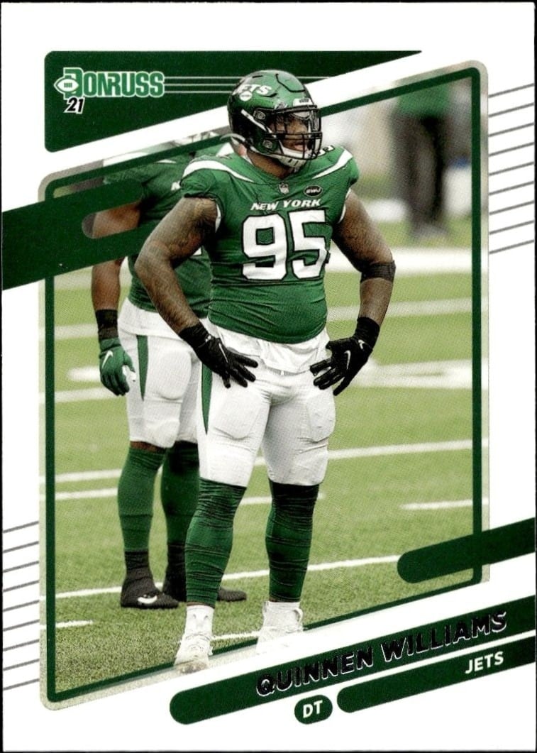 2021 Donruss Quinnen Williams #41 trading card