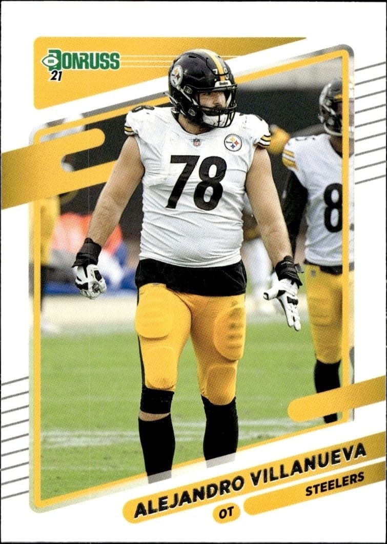 2021 Donruss Alejandro Villanueva #24 trading card