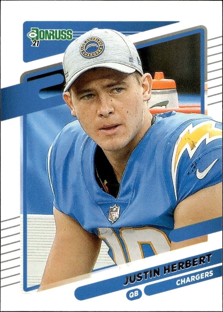 2021 Donruss Justin Herbert #70 trading card