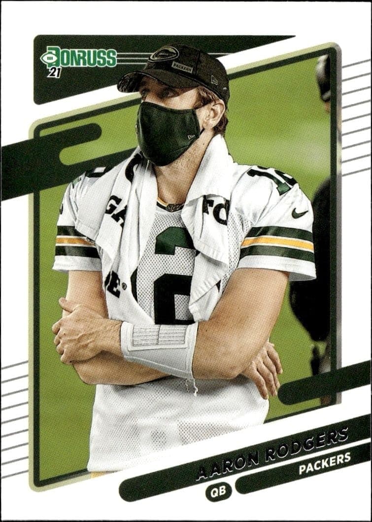 2021 Donruss Aaron Rodgers #155 trading card