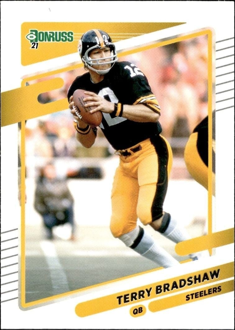 Terry Bradshaw 2021 Donruss #23 Football Trading Card - Front 2021 Donruss Terry Bradshaw #23 football trading card front