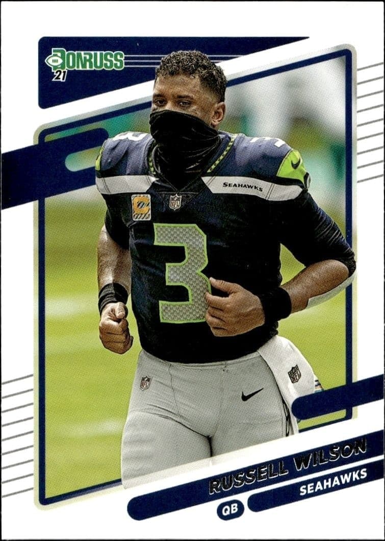 2021 Donruss Russell Wilson #28 trading card