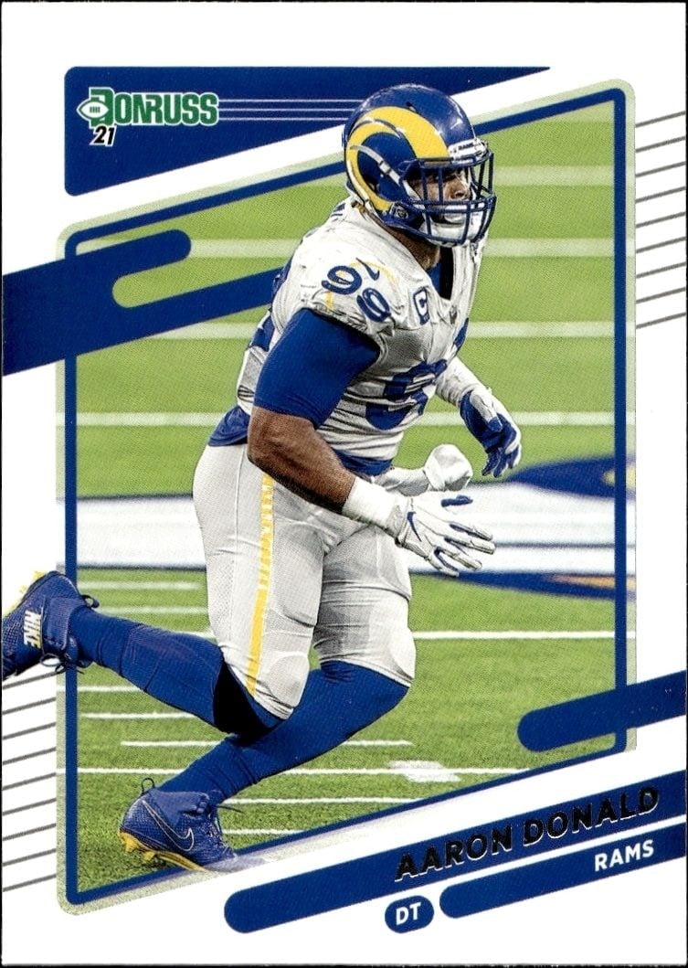 2021 Donruss Aaron Donald #140 trading card