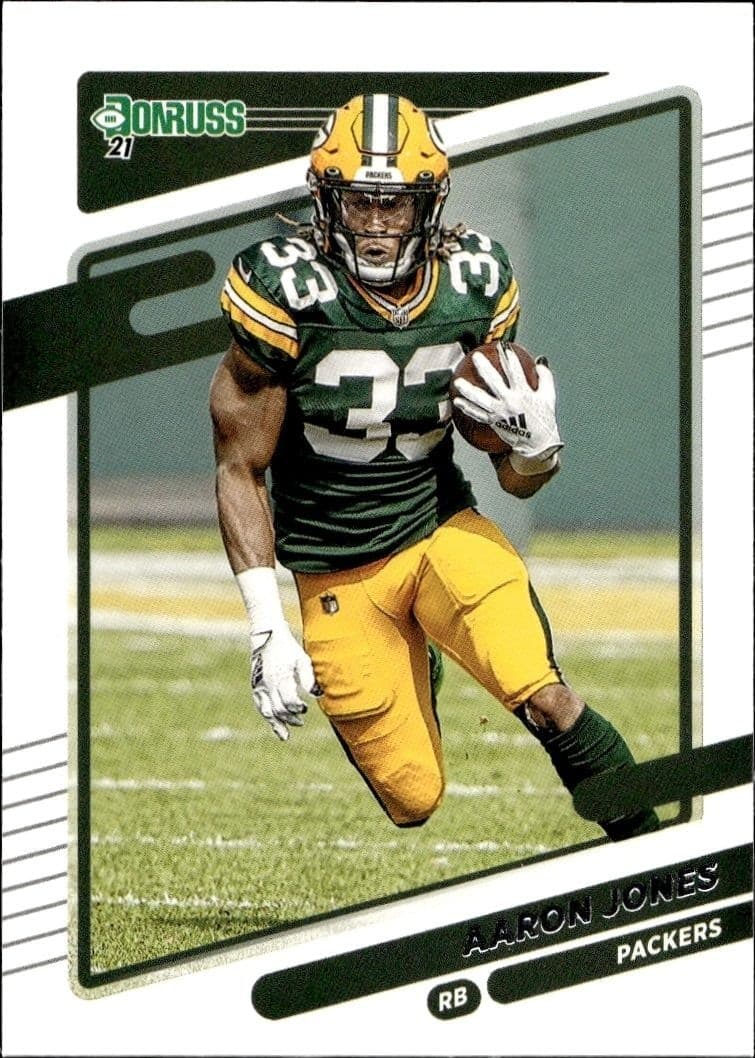 2021 Donruss Aaron Jones #157 trading card