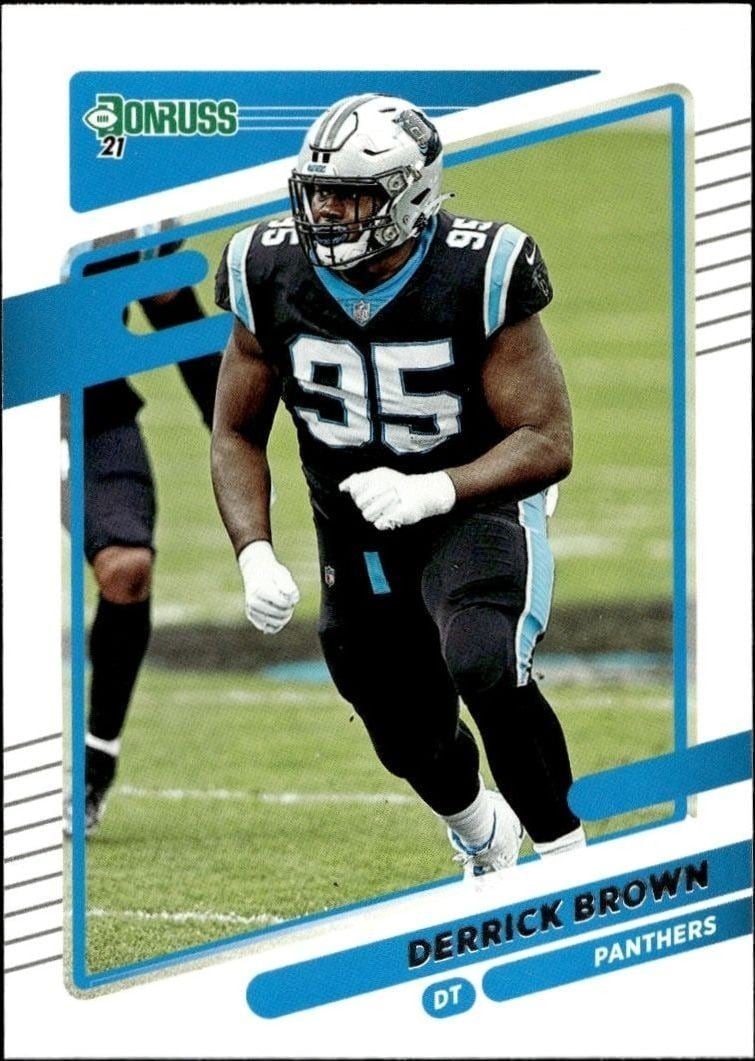 2021 Donruss Derrick Brown #43 trading card