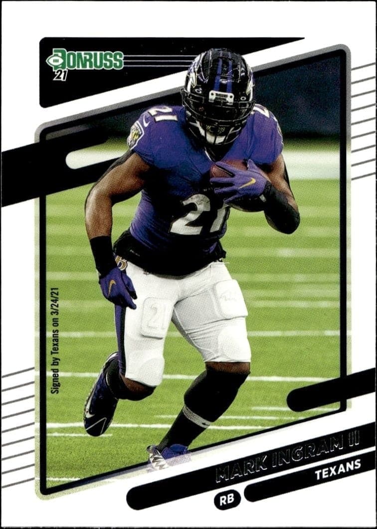 2021 Donruss Mark Ingram II #38 trading card