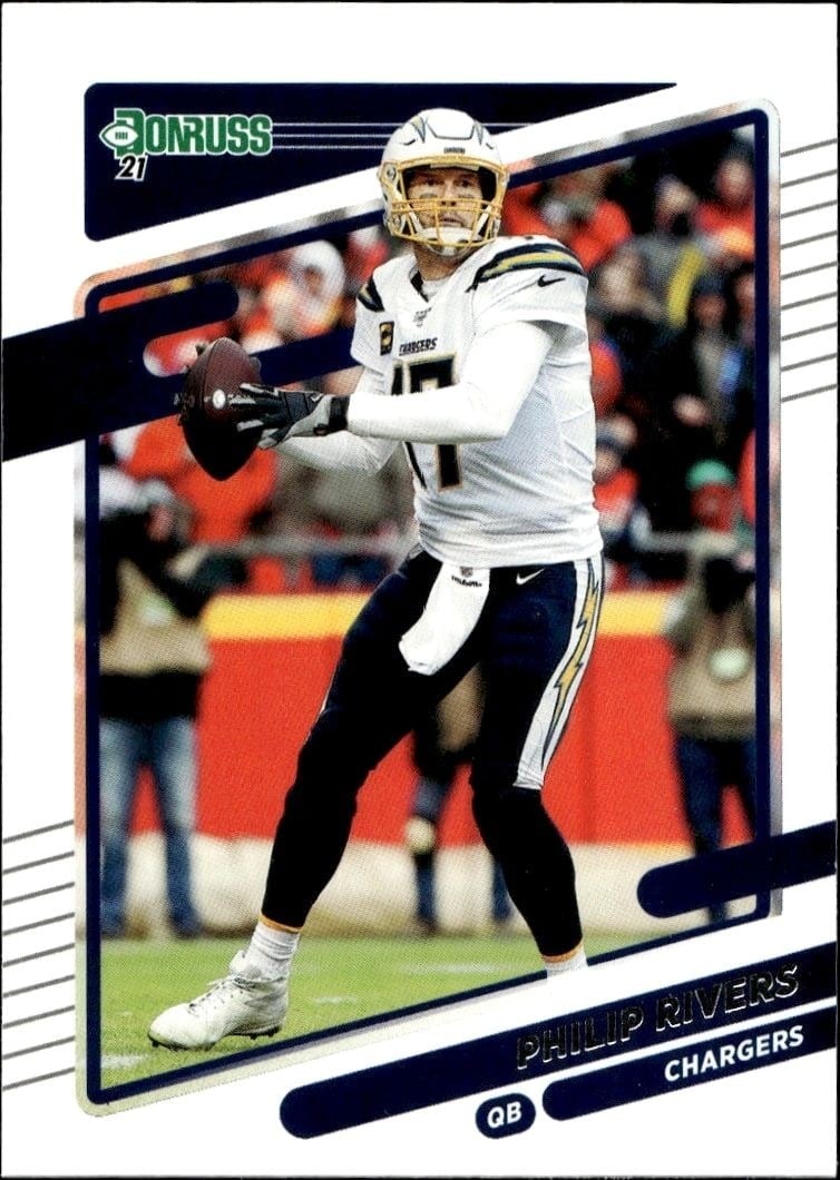Philip Rivers 2021 Donruss #71 Football Trading Card - Front 2021 Donruss Philip Rivers #71 football trading card front