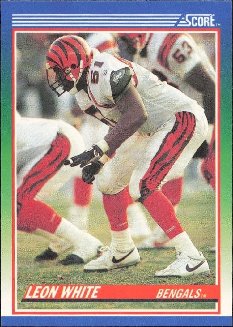 1990 Score Leon White #32 trading card