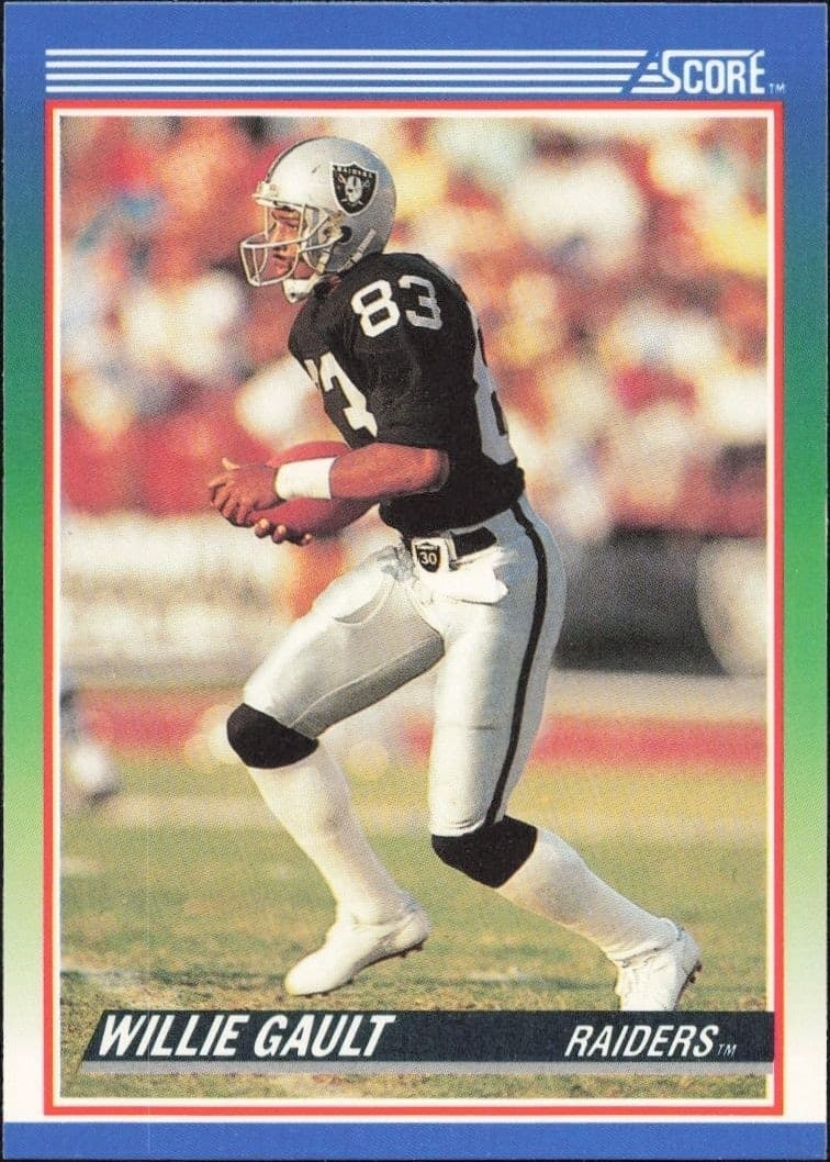 1990 Score Willie Gault #37 trading card