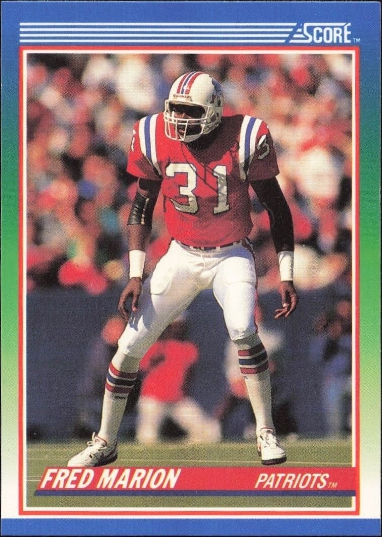 1990 Score Fred Marion #39 trading card