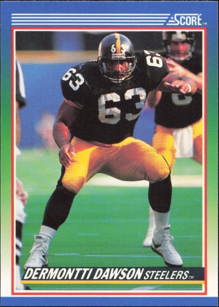 1990 Score Dermontti Dawson #41 trading card