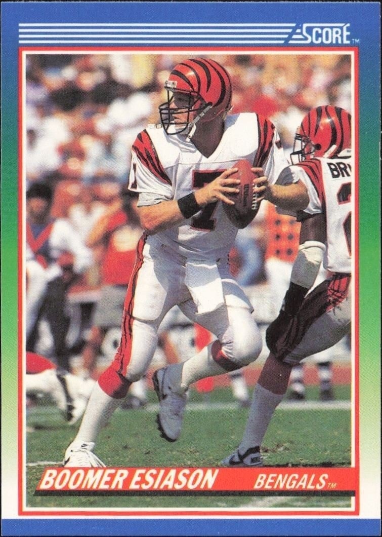 1990 Score Boomer Esiason #40 trading card