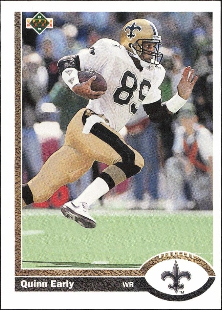 Quinn Early 1991 Upper Deck #692 Football Trading Card - Front 1991 Upper Deck Quinn Early #692 football trading card front