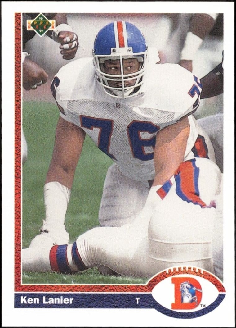 1991 Upper-Deck Ken Lanier #697 trading card