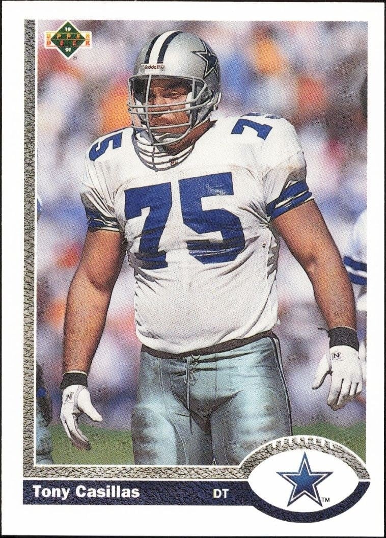 1991 Upper-Deck Tony Casillas #696 trading card