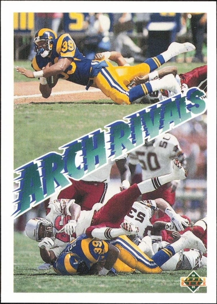 Robert Delpino 1991 Upper Deck #653 Football Trading Card - Front 1991 Upper Deck Robert Delpino #653 football trading card front