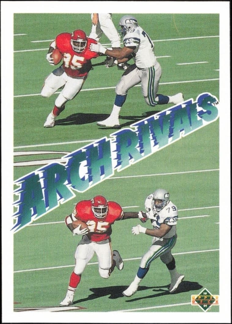 1991 Upper-Deck Christian Okoye #658 trading card