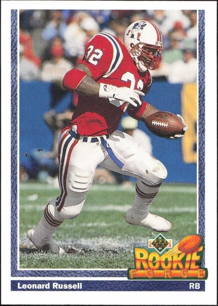 1991 Upper-Deck Leonard Russell #622 trading card