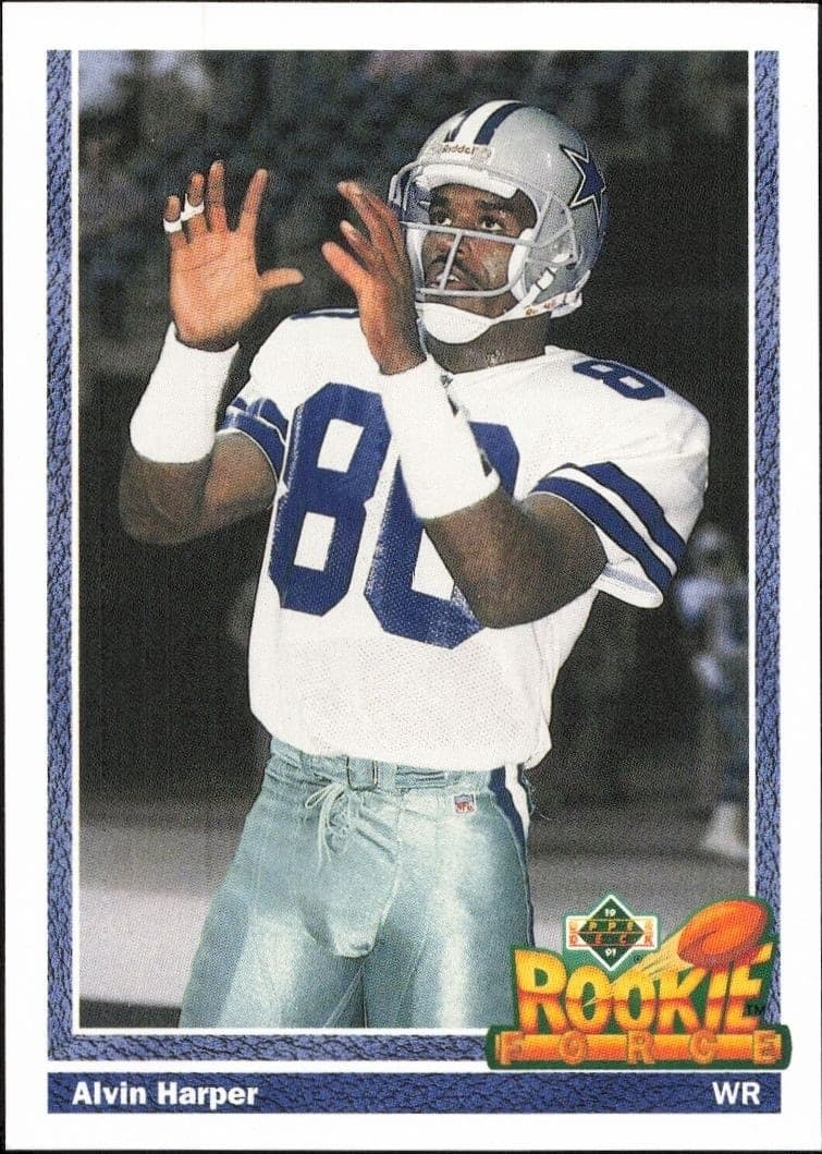 1991 Upper-Deck Alvin Harper #634 trading card