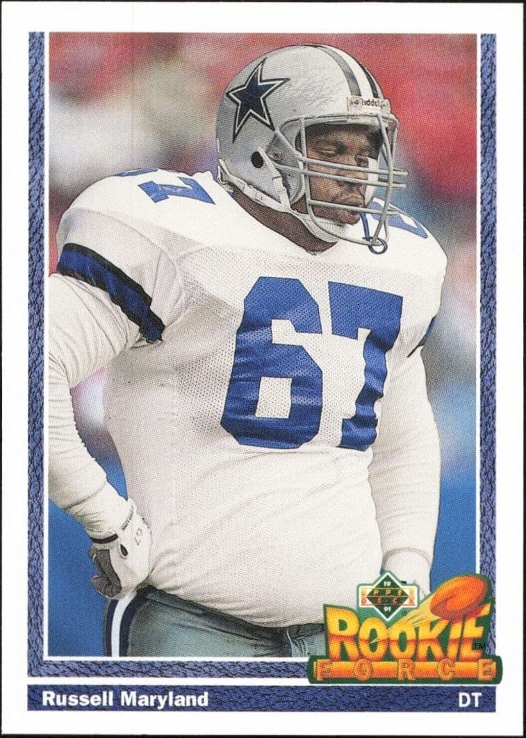 1991 Upper-Deck Russell Maryland #636 trading card