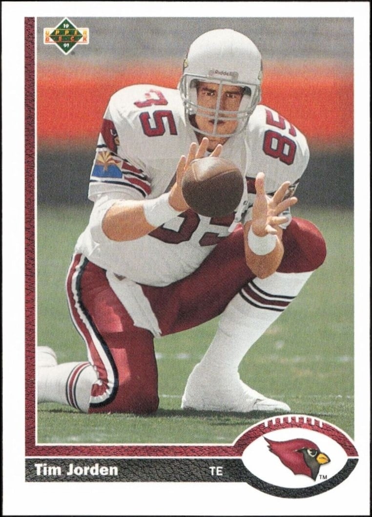 1991 Upper-Deck Tim Jorden #579 trading card