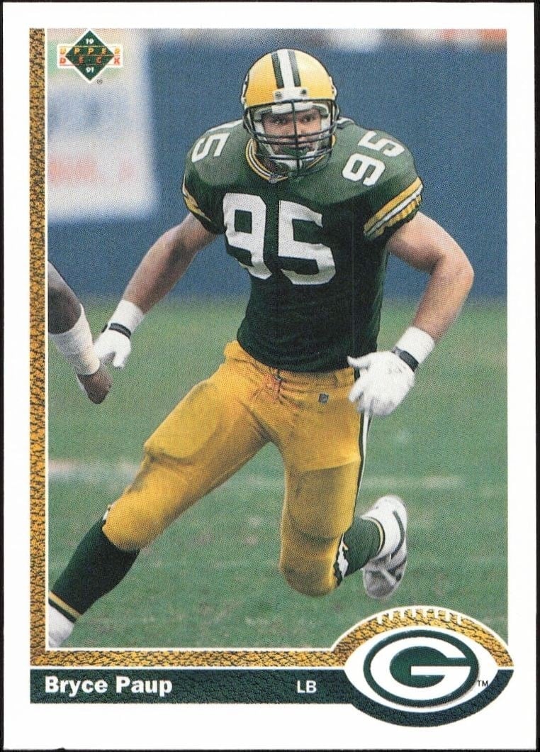 1991 Upper-Deck Bryce Paup #670 trading card
