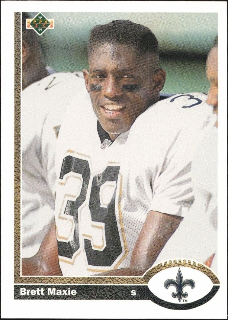1991 Upper-Deck Brett Maxie #675 trading card