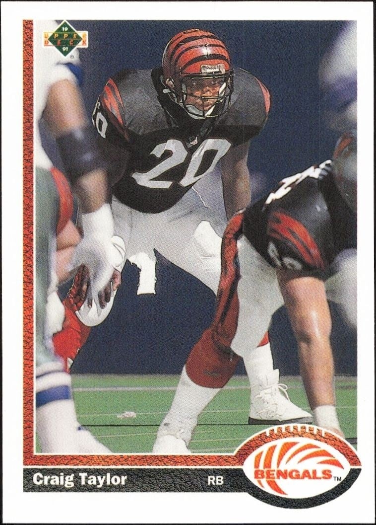 1991 Upper-Deck Craig Taylor #676 trading card